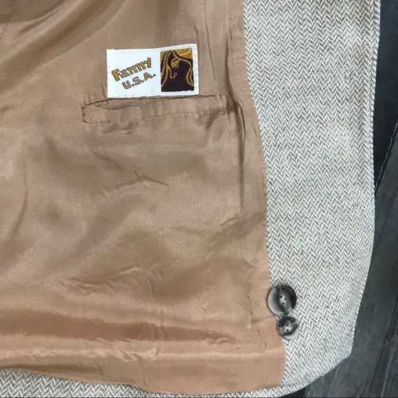 Vintage tweed blazer size 6 - Picture 6 of 9